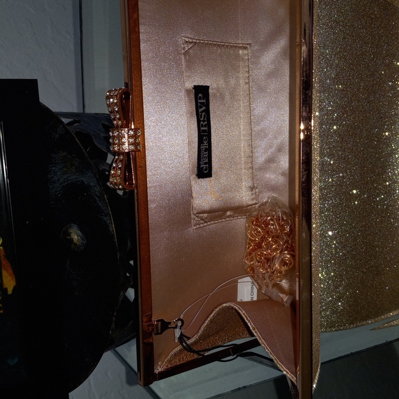 Chaming Charlie RSVP Rose Gold clutch bags - Picture 2 of 2